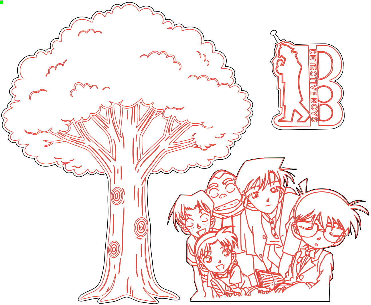 自定义描摹图案援助